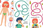 Body Parts Activity Pages, an Education Illustration by Gulnara Sabirova (Thumbnail 12 of 12)