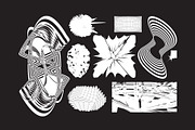 100+ Abstract Vector Shapes, a Background Graphic by Vanzyst (Thumbnail 5 of 17)