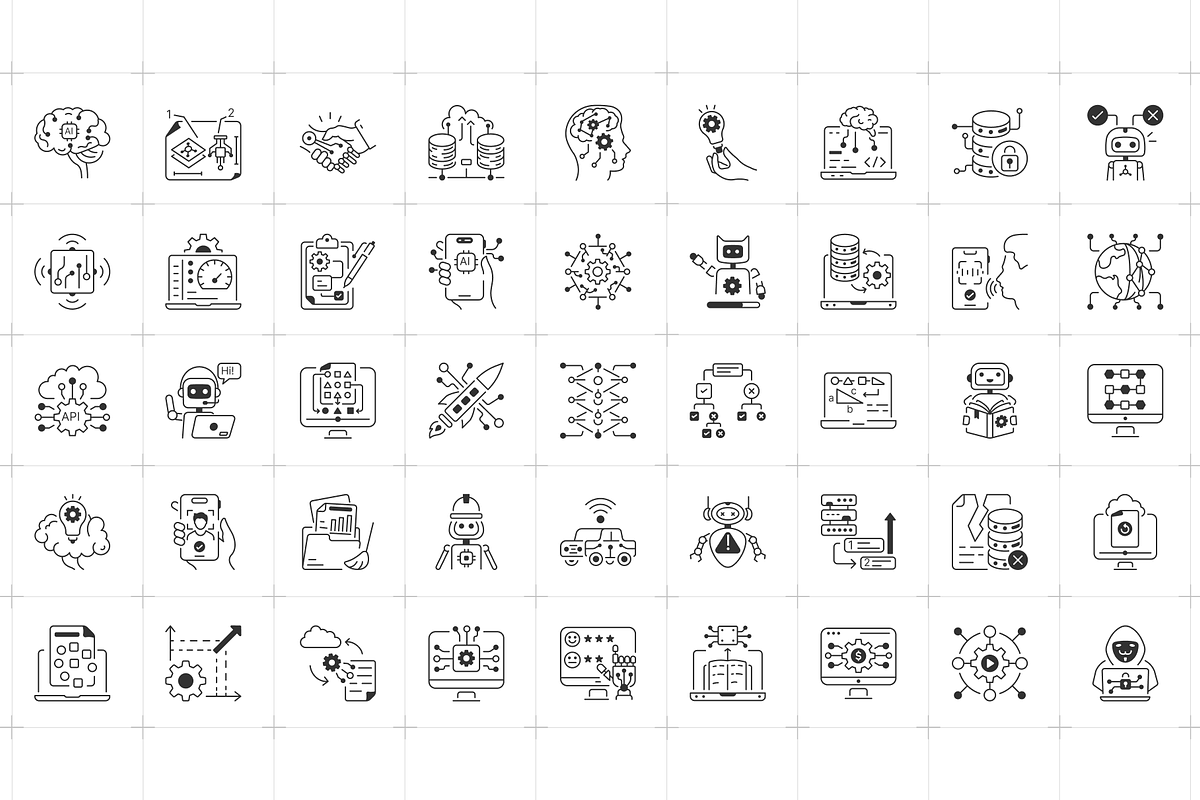Animated Machine Learning Icons, an Outline Icon by Prosymbols (Photo 4 of 5)