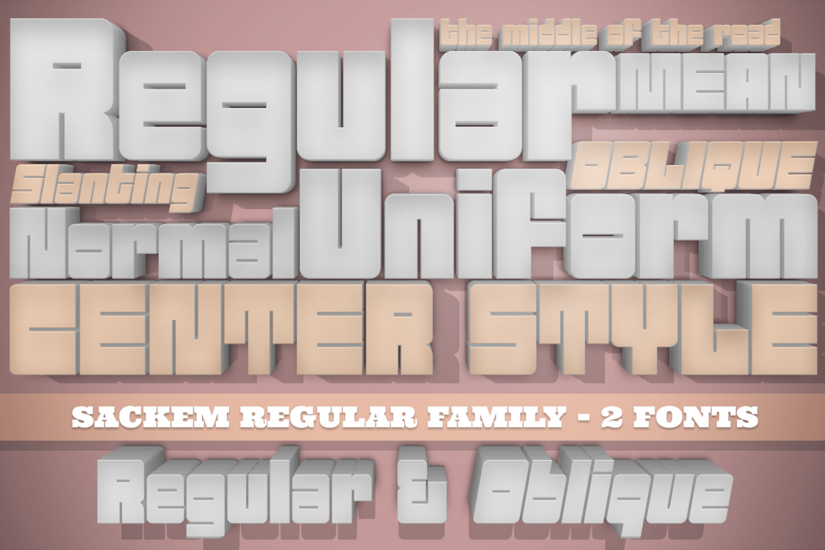 Sackem Regular Family