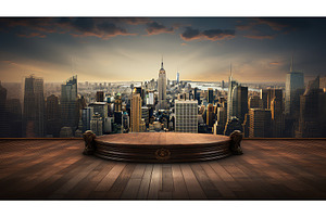 lighting podium studio background ai, a Technology Photo by pikepicture