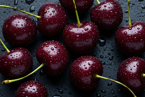 Fresh ripe cherries, a Food & Drink Photo by professorinc