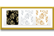 Set of colored floral patterns, a Pattern Graphic by RODINA (Thumbnail 2 of 3)