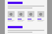 Wireframe Layout for UX Prototyping, a Wireframe Template by MightyDesign (Thumbnail 3 of 9)