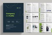 Company Profile, a Brochure Template by Pixelpick (Thumbnail 1 of 9)