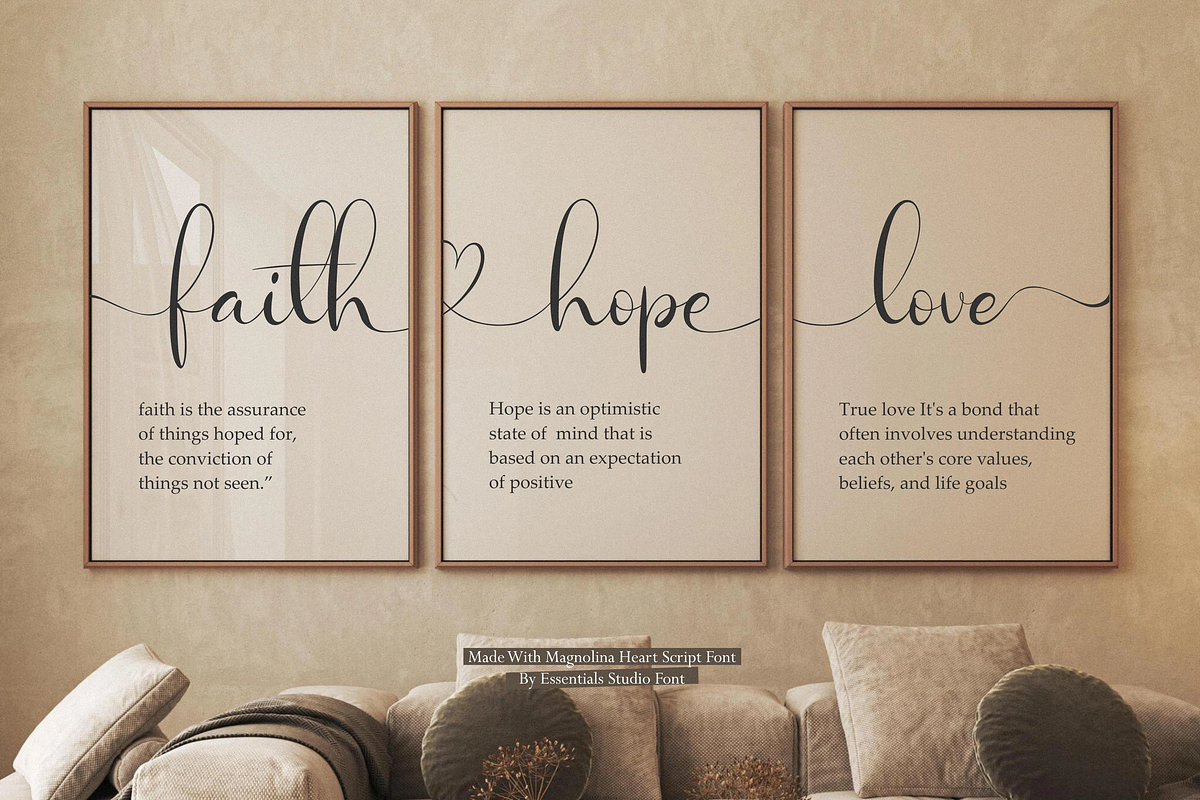 Magnolina, a Script Font by Essentials Studio (Photo 2 of 11)