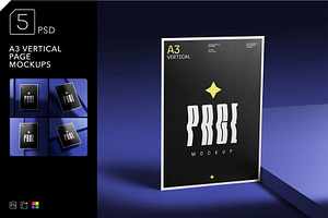 Poster mockup, an Advertising Mockup by megostudi0
