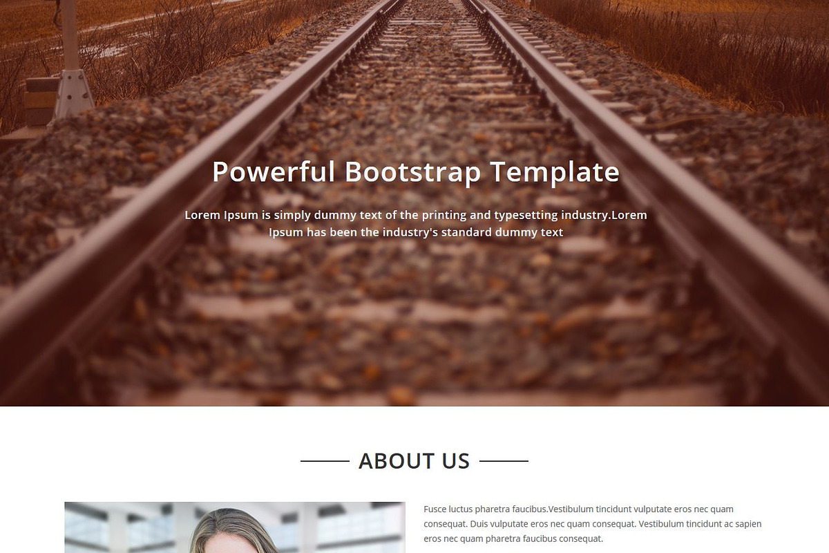 Bizness- Corporate Html Landing page, a Bootstrap Template by Pennyblack Templates (Photo 5 of 7)