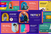 Tetict Creative Agency Presentation, a Presentation Template by Haidezign (Thumbnail 1 of 5)