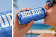 Energy Drink Can Mockup Set, a Packaging Mockup by Country4k (Thumbnail 4 of 5)