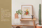 RETRO flower - patterns & posters, an Illustration by Anna.Klets (Thumbnail 11 of 12)