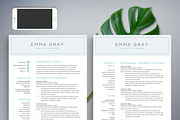 Modern Resume Template for Word, a Resume Template by SharpResumeFoundry (Thumbnail 2 of 6)