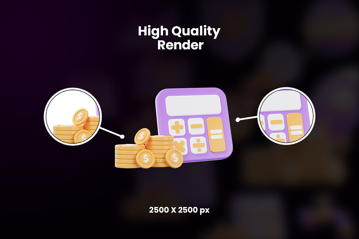 Finance 3D Icon Pack, an Object Graphic by Artnivora.Std (Photo 2 of 4)