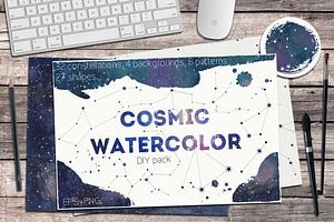 Cosmic watercolor