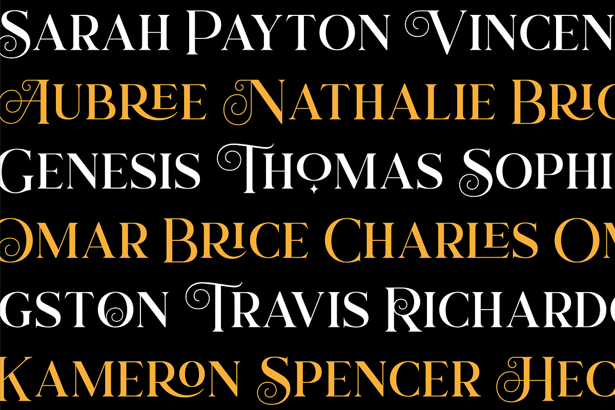 Atsuka Montreal - Font Family, a Serif Font by Grezline Studio (Photo 12 of 15)
