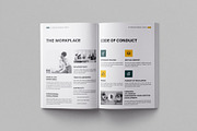 Employee Handbook - InDesign & Canva, a Brochure Template by Work-Envance (Thumbnail 5 of 10)