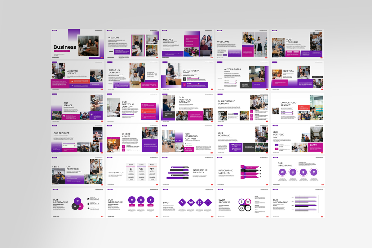Business Presentation Template, a Presentation Template by Spesifikstd (Photo 10 of 10)
