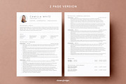 Minimalist Resume Template for Word, a Resume Template by DemeDesign (Thumbnail 3 of 9)