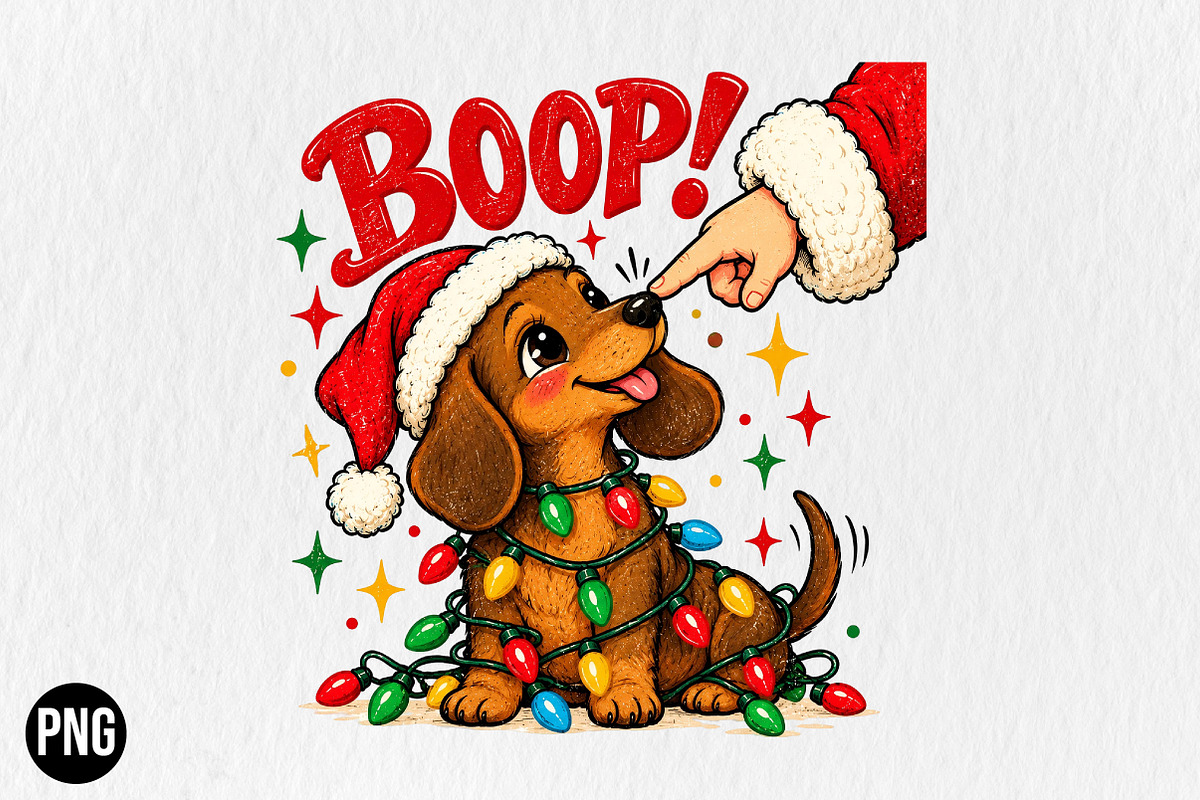 Retro Preppy Christmas PNG, a Seasonal Illustration by CraftArtStudio (Photo 1 of 4)