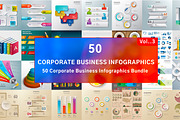 Corporate Business Infographics Vol3, a Presentation Template by naem021 (Thumbnail 1 of 2)