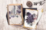 Winter fall bundle. all in 1, an Animal Illustration by Alisa Mikibith Art (Thumbnail 10 of 30)