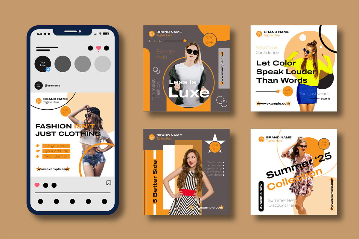 Trendy Fashion Social Media Post preview 2