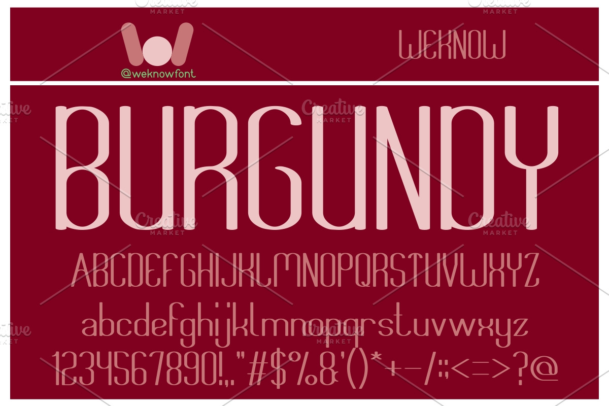 think font, a Font by weknow (Photo 3 of 5)