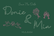 CS Ariana Dashed, a Script Font by Craft Supply Co. (Thumbnail 6 of 8)