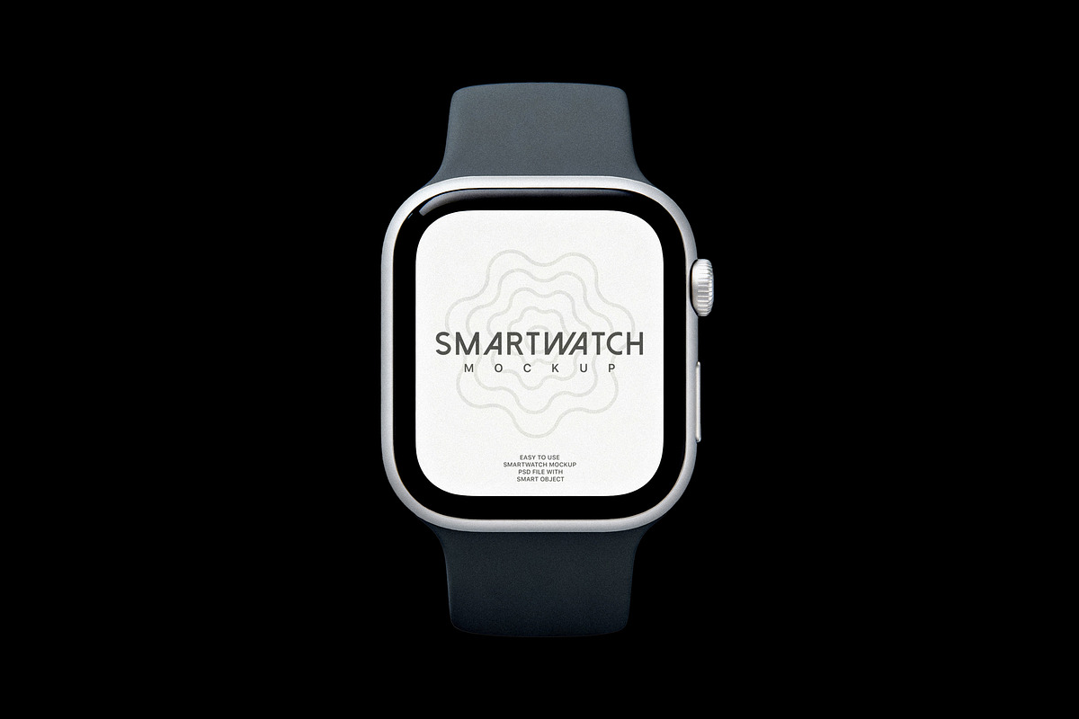 Isolated Smartwatch Mockup, a Product Mockup by Design Squad (Photo 1 of 3)