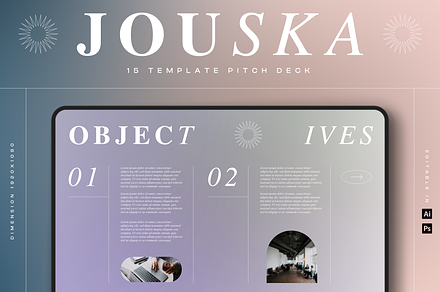 JOUSKA - Modern Pitch Deck Template