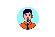 Avatars icons of people, a Person Illustration by GeekClick (Thumbnail 5 of 7)