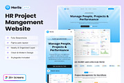 HRProject Management Website Web App, an UI Kit Template by Lumina_ui_ux202 (Thumbnail 1 of 7)
