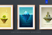 Environmental posters, an Illustration by blauananas (Thumbnail 1 of 9)