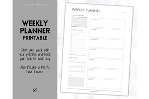 Daily Planner, Weekly, Monthly PACK