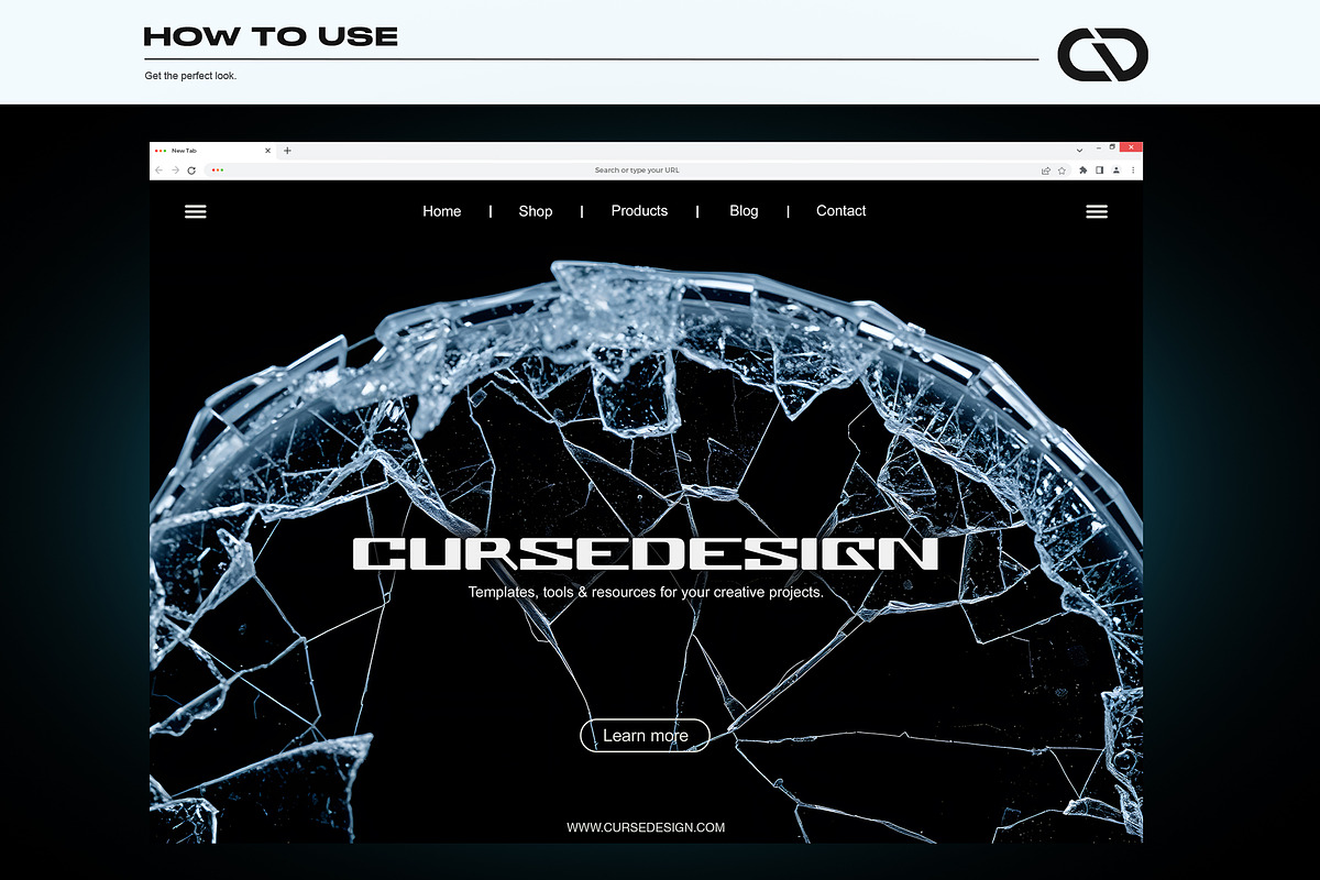 Glass Shattered Overlays, a Texture Graphic by Cursedesign (Photo 4 of 4)
