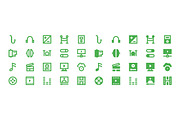 200 Multimedia Material Design Icons, a Solid Icon by Creative Stall (Thumbnail 5 of 5)