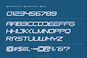 Zutron - Futuristic Display Font, a Font by Flawless And Co (Thumbnail 8 of 10)