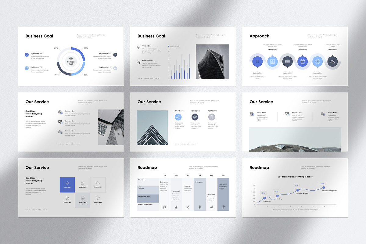 Business Plan PowerPoint Template, a Presentation Template by GoldenPixelStudio (Photo 12 of 29)