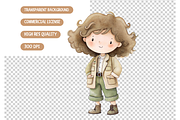 Cute Kids Safari Graphics, an Illustration by TatiMockup (Thumbnail 6 of 6)