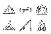 420 Fishing Adventure Vector Icons, an Outline Icon by adenpinkstore (Thumbnail 6 of 11)