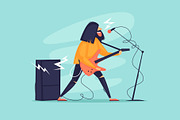 Rock band., an Illustration by Podis (Thumbnail 2 of 4)