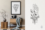 WILDFLOWER LINE ART, an Object Illustration by Kate Art (Thumbnail 21 of 22)