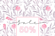 FLORAL ROMANCE – Watercolor Peonies, an Object Graphic by Yashroom (Thumbnail 5 of 6)