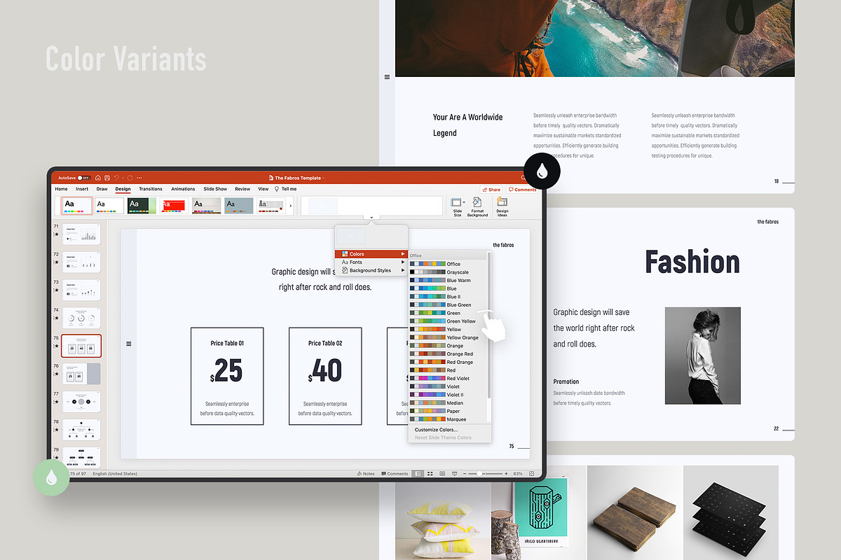 Fabros - Minimal & Creative Template, a Presentation Template by UDEA Store (Photo 6 of 15)