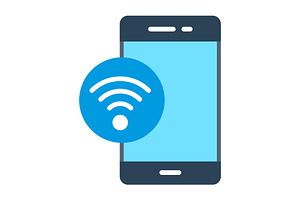 Wifi Flat Icon, a Duotone Icon by Pexelpy