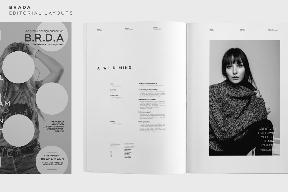 Brada sans - A designers font family, a Sans Serif Font by Twinbrush (Photo 5 of 16)