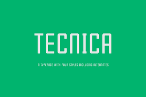 Tecnica Font Family