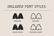 Bubble Display Font - Toffee Soda, a Handwritten Font by ZoloDesignHub (Thumbnail 3 of 9)