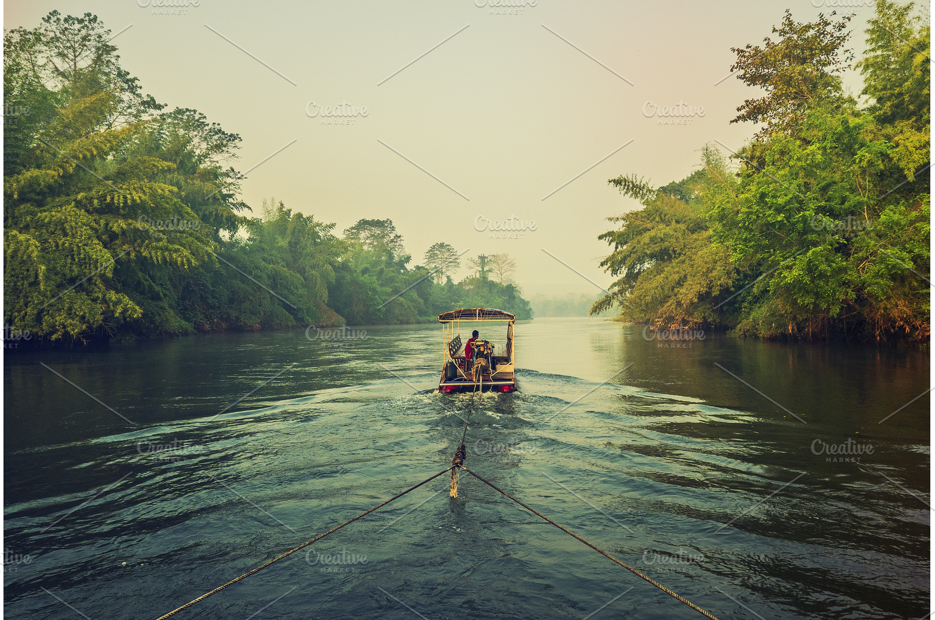Early Morning at the River Kwai, a Nature Photo by Nature and travel