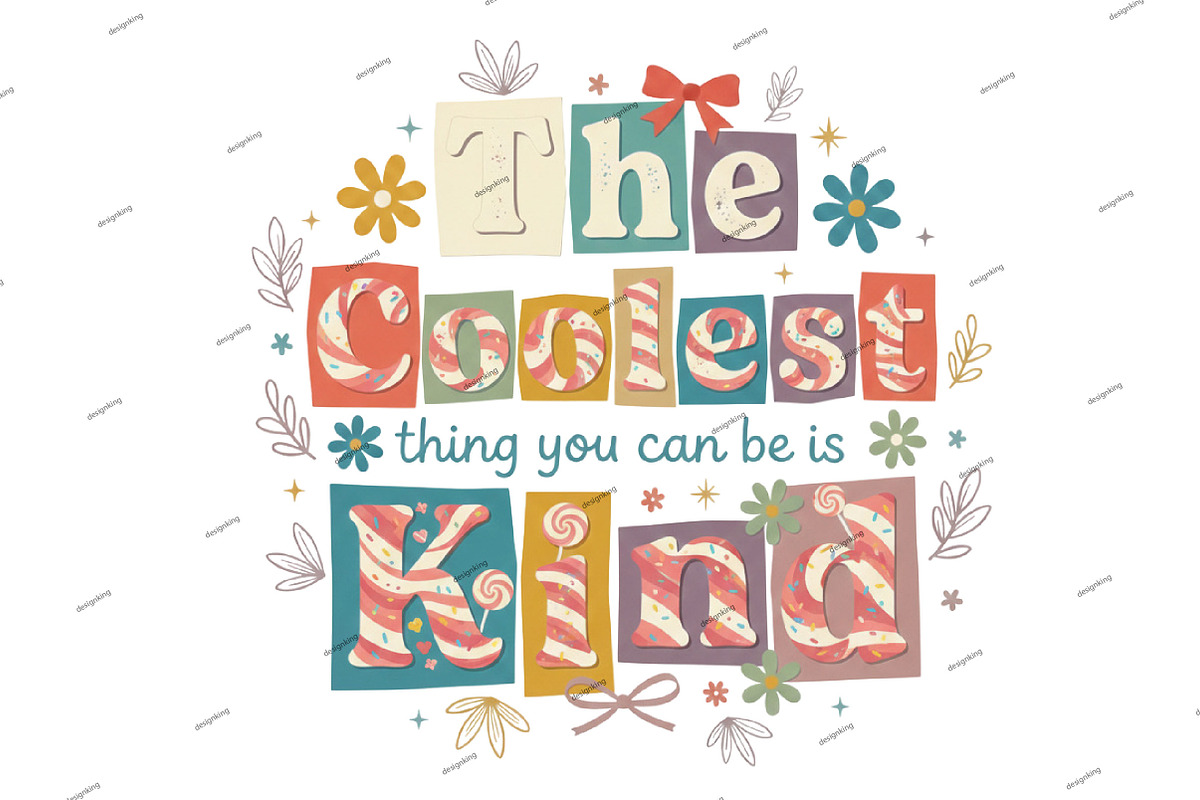 The Coolest Thing You Can Be is Kind, an Illustration by Designking (Photo 2 of 6)